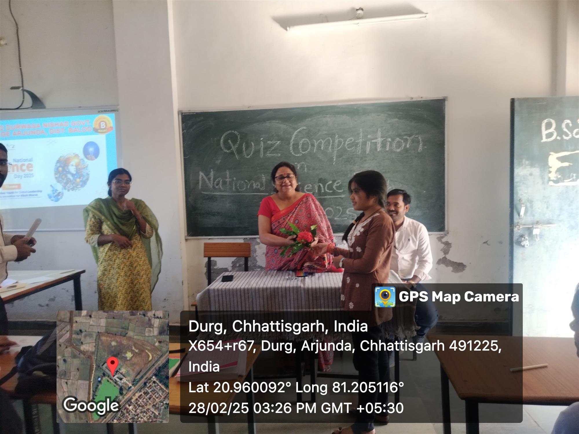 National Science Day 2025-Shahid Durwasa Nishad Government College Arjunda District Balod, C.G.