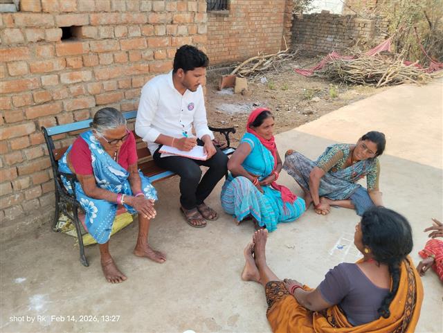 फ़ायलेरिया अभियान में रासयो द्वारा दवाई वितरण कार्यक्रम -Shahid Durwasa Nishad Government College Arjunda District Balod, C.G.