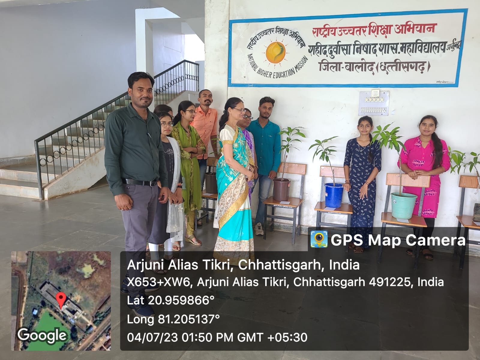 Best practice 1 Grafting training 2022-23-Shahid Durwasa Nishad Government College Arjunda District Balod, C.G.