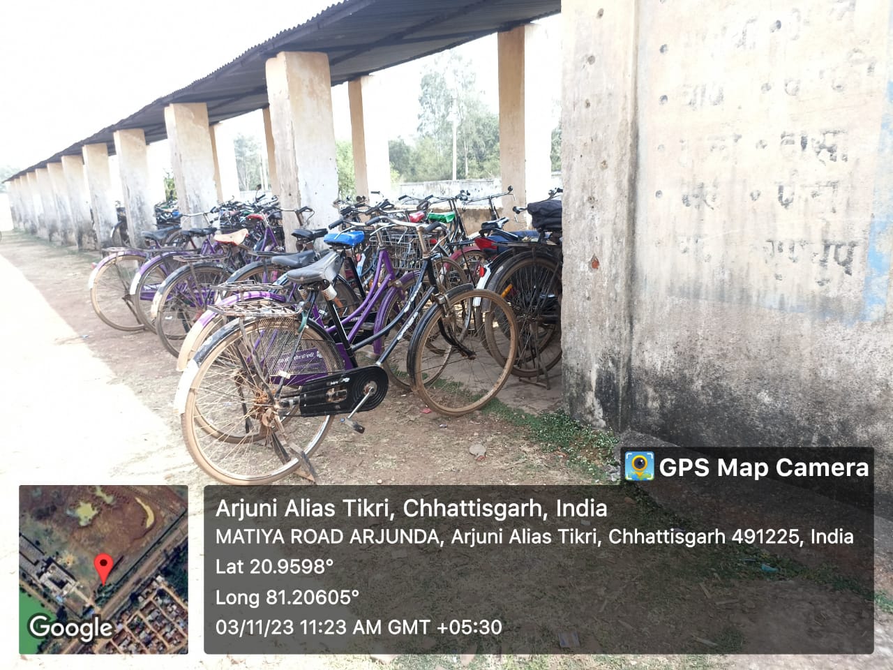 Cycle Stand -Shahid Durwasa Nishad Government College Arjunda District Balod, C.G.