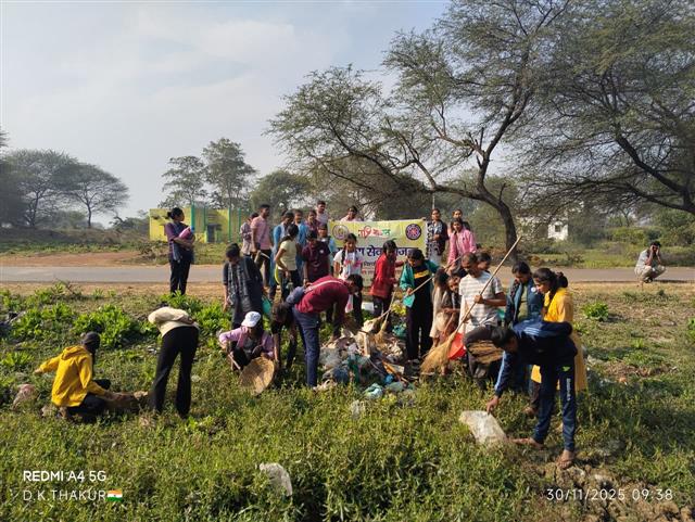 राष्ट्रीय सेवा योजना सात दिवसीय विशेष शिविर 25 नवंबर से 1 दिसंबर 2025 तक-Shahid Durwasa Nishad Government College Arjunda District Balod, C.G.