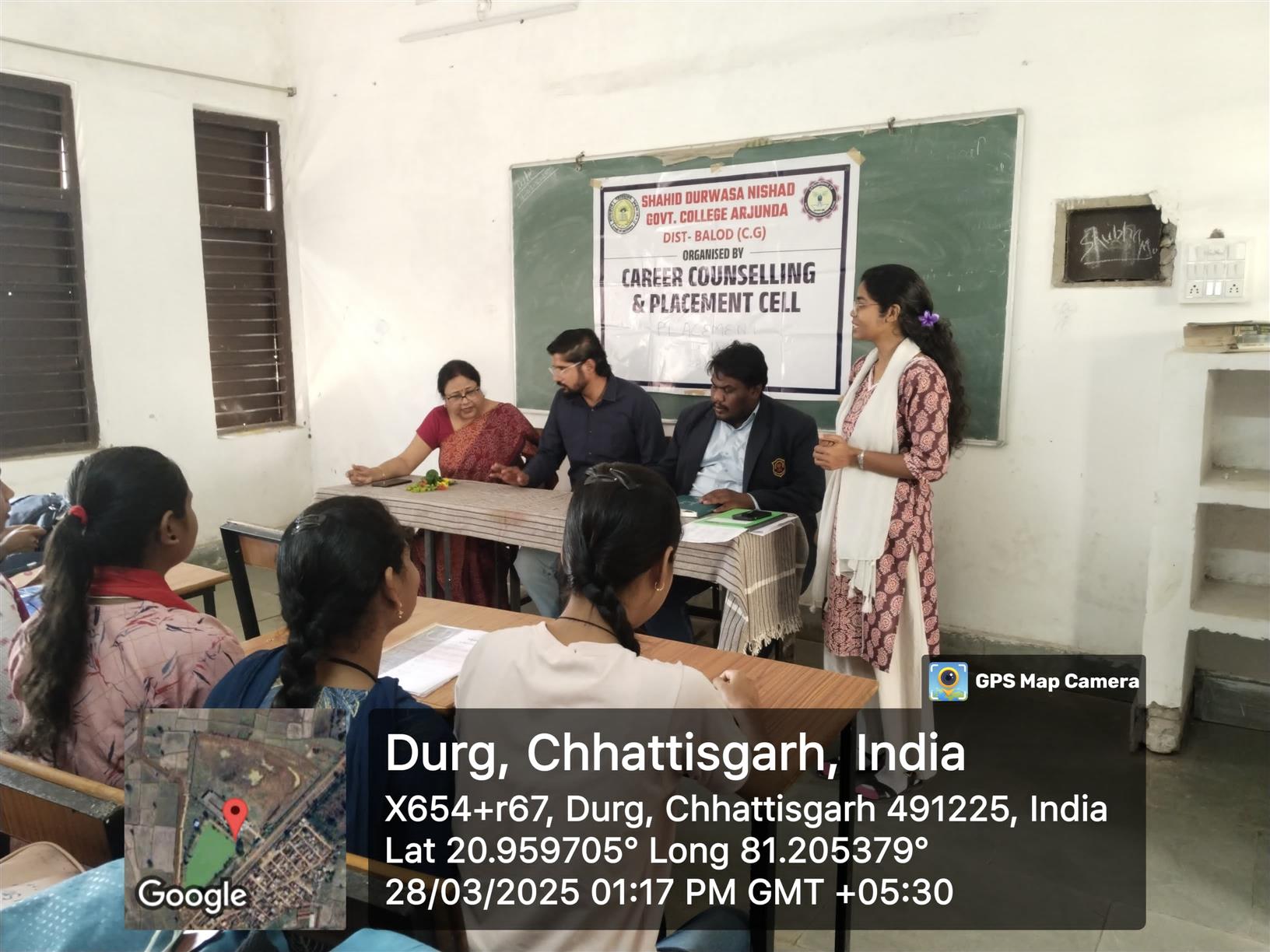 placement drive conducted by Shri Hari Public School-Shahid Durwasa Nishad Government College Arjunda District Balod, C.G.