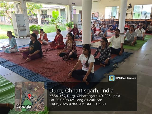International Yoga Day-Shahid Durwasa Nishad Government College Arjunda District Balod, C.G.